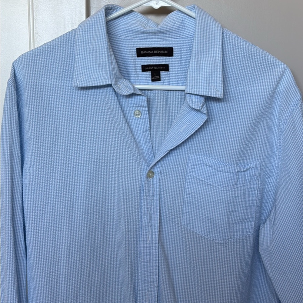 Banana Republic Men's Blue Shirt